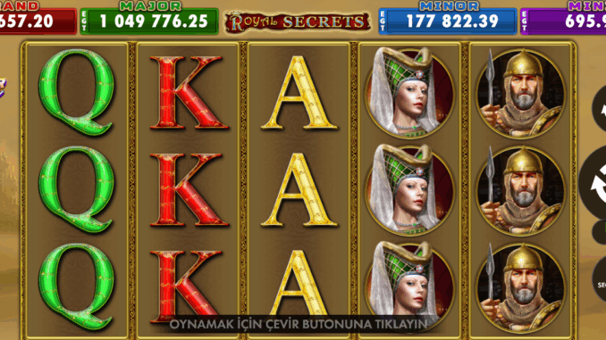 Royal Secrets Saray Kapılarını Açtıran Slot Oyunu